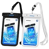 Funda Impermeable Móvil, Mpow Funda Impermeable IPX8 para Móvil Universal de 4-6 Pulgada Funda Impermeable iphone 7/6s plus, 5s, SE Samsung 7/S7 Huawei --5.5 inch-[2 Packs]
