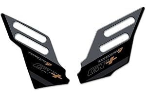 AZGRAPHISHOP Protections pour batteur en résine 3D compatible avec Yamaha Tracer 9 GT+ 2023 ADB-014 (gris)