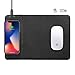 Price comparison product image dainslef Wireless charger Mouse Pad Mat Charger, QI Mouse Pad/Mat With Wireless Charger for iPhone X iPhone 8 / 8 Plus Samsung Note 8/S8/S7/S6/Edge (Black)