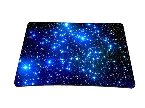 Silent Monsters Gaming und Office Mauspad 24 x 20 cm, Mousepad Design space