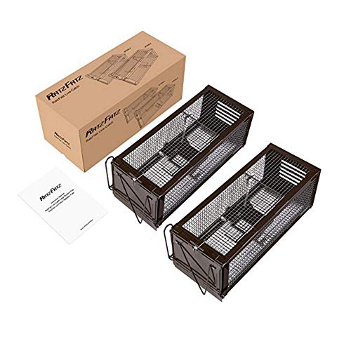 RatzFatz 2Pcs Professional XL 32 x 13 x 13 cm, sensibilidad Ajustable, Reutilizable, Negro