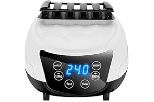 BLENDRA 1500W Electric Clothes Dryer-Indoor Heated Clothes Dryer With Timing & Remote Control-Portable Dryer for Laundry Drying-Speed ​​adjustable,6 Keys