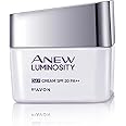 Avon Anew Luminosity Day Cream SPF 20| Melanin Shield Technology + Green Coffee Oil + Niacinamide | Protection from UVA/UVB Rays I Reveal Radiant Skin I 50 g