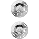 Paslanmaz &Ccedil;elik Lavabo S&uuml;zgeci, 7 cm &Ccedil;ap, Yerli &Uuml;retim, 2 Adet