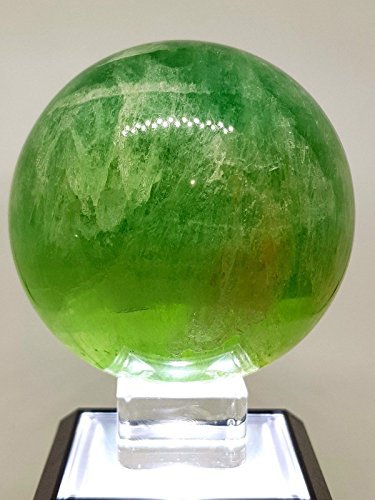 Green Fluorite Crystal Ball Aaa Madagascar 76mm 710g Sphere
