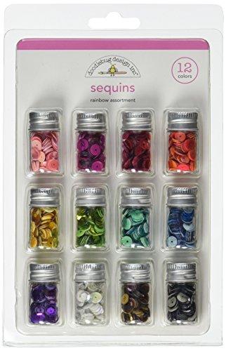 DoodlebugMonochromatic Designs Sequins Assortment Pack