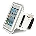 Produktbild Best Quality WHITE Sports Running Jogging Gym Armband Arm Band Case Cover Holder for iPhone 5 5S 5G 5C