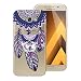 Produktbild CE-Link Samsung Galaxy A5 2017 Hülle Weiche Silikon Transparent Handyhülle Durchsichtig Schutzhülle Rotierendem Ring Ultra Dünn Slim Backcover mit Fingerhalterung Ständer Silicone TPU Bumper Crystal Kirstall Klar Clear Handy Tasche Schale Etui Weich Handytasche Kreative Motiv Muster für Galaxy A5 2017 (5,2 Zoll) Case Cover - Blue Wind Chimes