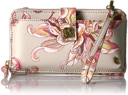 Elliott Lucca Theo Large Smartphone Crossbody, Peach Wildflower