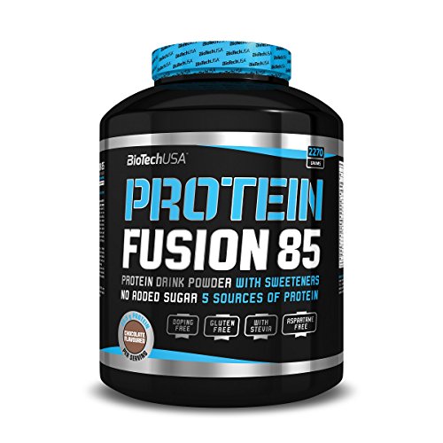 Preisvergleich Produktbild BiotechUSA Protein Fusion 85 Erdbeere 2270g