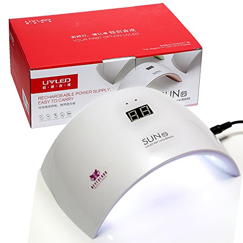 Neverland SUN9s 24W LED UVlampen-Nagel-Kunst Solan Werkzeug-UVlampe LED-Nagel-Trockner-Nagellack-Gel-kurierende weiße helle