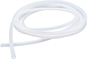 Tubo in silicone 6 mm ID x 10 mm OD - 3 metri, LAVMHAB Tubo flessibile in silicone per uso alimentare Tubi flessibili per aria per trasferimento della pompa