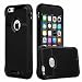 iPhone 6 / 6S Cover, REALIKE™ Premium {Imported} Shock Proof Protective Dual Layer Case for iPhone 6 / 6S (VERGE SERIES- Black) RS.649.00