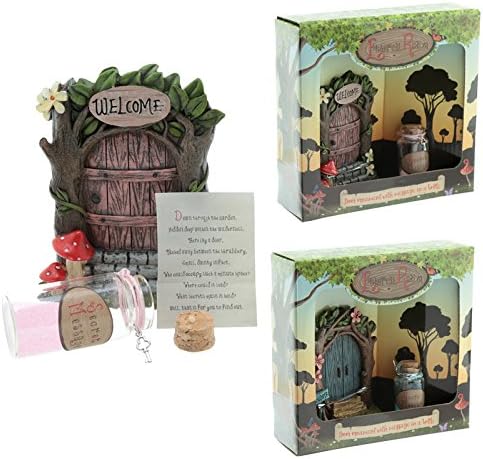 Cute Collectable Fairy - Wishes Jar Woodland Fairy Door