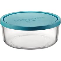 Bormioli Frigoverre Contenitore Quadrato Con Coperchio - Vetro Temperato, Ø 150 Mm, Per Conservazione Alimenti - Foto 2