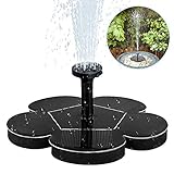 【Weit Verbreitet】Diese Solar Teichpumpe ist perfekt für Vogelbad, Aquarium, kleinen Teich, Pool, Garten, Wasserzirkulation für Sauerstoff. Eine interessante und coole Dekoration Brunnen, lassen Sie Ihren Garten und Hof schöner aussehen.