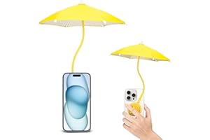 KIORAFOTO Parapluie magnétique pour téléphone Portable, Universel, Mignon, avec Anneau de téléphone Rotatif à 360°, Pare-Soleil extérieur antireflet pour téléphone Portable Magsafe, Android, Kindle