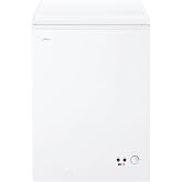 Candy CCHH 100E, Horizontal Chest Freezer, Width 55 cm, 97L, Static Technology, 1 Basket, External Electronic Control, Temper