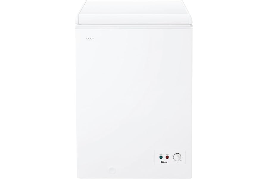 Candy Artico, CCHH 100E, Congelatore a pozzetto, Libera Installazione, 97 Litri, 39/C dB, Funzione Artico, Connesso, Bianco, 
