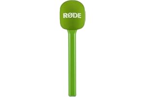 RØDE Interview GO Adaptateur à Main pour Microphones sans Fil (Vert)