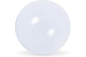 VIALIA PE Bälle transparent Ø 70 mm, 650 Stück, ca. 3 m², Teichabdeckung Winter, Schwimmkugeln mit Aufbewahrungsnetz, Winterschutz für Teich