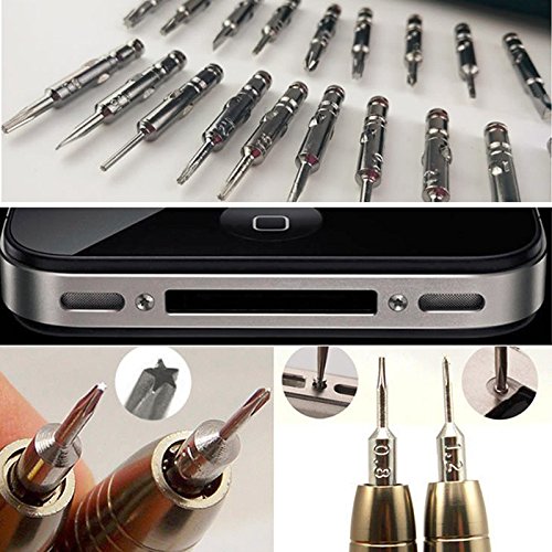 25-in-1 Schraubendreher-satz Summingbest Handy Reparatur Werkzeuge tool kit multitool handwerkzeuge für Handy, Uhr, Tablet, PC usw. - 5