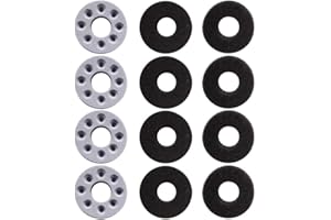 LiLiTok 12 Stück Präzisionsringe für FPS5 Gaming Controller, FPS5 Aim Assist Target Motion Control Präzisionsringe kompatibel für Switch Pro PS4 PS5 XBox One Controller