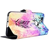 SMART LEGEND Lederhülle für Huawei Nova Ledertasche Hülle Muster Schutzhülle Premium PU Leder Flip Case Protective Cover Innere Weiche Silikon Bookcase HandyTasche Schale mit Kartenfächer Magnetverschluß Standfunktion Etui Handyhülle - 