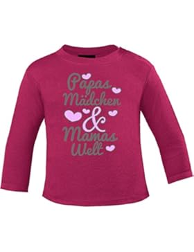Mikalino Baby Longsleeve Papas Mädchen & Mamas Welt