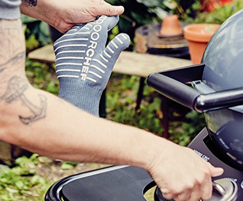 Outdoorchef Grillzubehör, Grillhandschuh Silikonbeschichtet, grau, 18x2x26 cm, 14.491.35 - 4