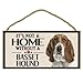 Produktbild Imagine This! Holzschild für Bassett Hound Dog Rassen