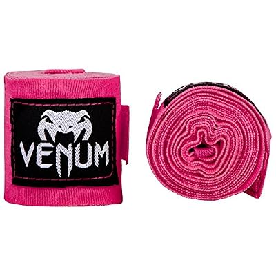 Venum Kontact Bandage de Boxe Mixte Adulte Rose Fluo 4m