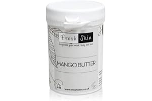 Freshskin Beauty LTD | 100g Mango Butter - Cold Pressed, Refined, 100% Pure & Natural - for Aromatherapy, Skincare, Haircare, Massage and DIY Beauty Recipes - Moisturising & Nourishin