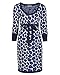 The Essential One - 3/4 Sleeve Sweater Dress - Large - EOM113