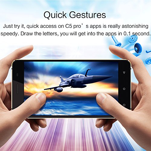 Smartphone Libres, OUKITEL C5 Pro 4G Smartphone Libre Android 6.0 (Pantalla 5