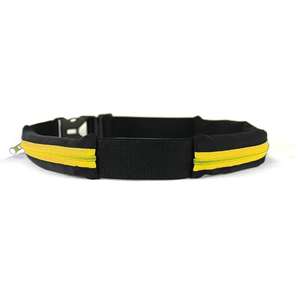 Ceinture Boa L'Original Rose Taille S – Poches Ultra Extensibles Anti-Pickpocket | Idéale Sport, Voyage, Running, Festival