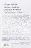 Image de Naissances de la politique moderne: Machiavel - Hobbes - Rousseau