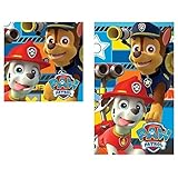 Nickelodeon Set Handtuch Hände Patrulla Canina Paw Patrol...