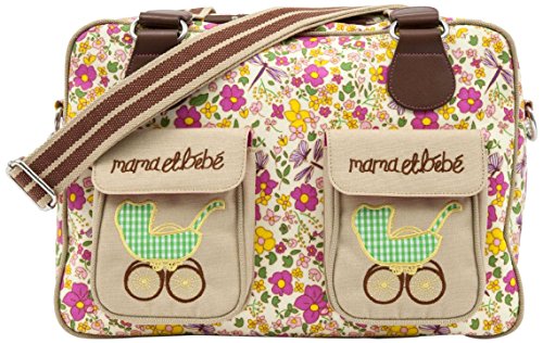 Pink Lining Mama ET Bebe Cottage Garden Changing Bag