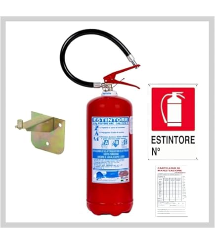 Estintore - A - PVC Adesivo 120x145 Mm - Foto 10