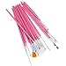 15 x Nail Art Design Painting Pen / Brush Set - Pink