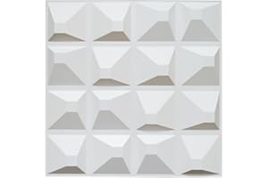 Art3d Decorative 3D Panels Textured Wall Design Board Pack of 12 Tiles 3 Sq Meter