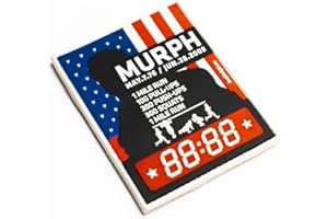 TRAINLIKEFIGHT - Parche Posterior (Macho/Hook) para Colocar en Chalecos, o Cualquier Superficie con Hembra/Loop (incluye Hembra/Loop)