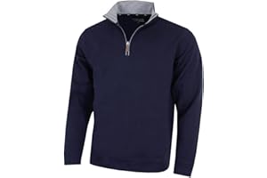 Pro-Quip PROQUIP Golf 2018 Mistral ¼ Zip Jersey Top Mens Sweater Thermal Golf Pullover Navy Large