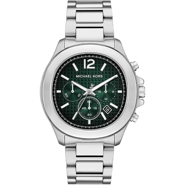 Michael Kors Callum Silver Watch MKO1240 : Amazon.in: Watches display picture 2