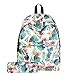 Produktbild GXYLLDS Leichte Schultasche Nylon Freizeit Rucksack Für Jugendliche Teenager Mädchen Und Jungen Casual Daypack Schulter Studententasche,Black-OneSize