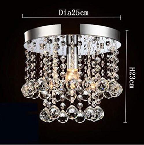 loonju luci di soffitto lamparas de techo Colgante Moderna E27 Luminaria lustro Lampada da soffitto per la casa apparecchio per illuminazione del salone Luci, Argento, Dia 25 cm