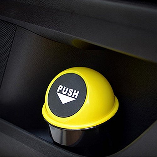 Cdet Coche mini basura lindo creativo de la manera con la basura de la basura del coche mini en el bolso de la basura del coche para el almacenaje Negro