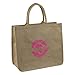 Produktbild GOES FAIR Jute Tasche 43x38x19 cm - Jede Tasche eine Mahlzeit für Oki Moringa-Kindertafel® in Afrika - Jute ALS Alternative zu Plastikbeuteln (pink KL)