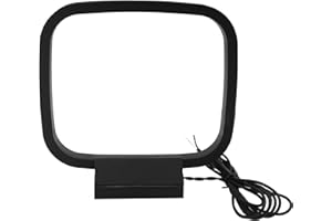 Modonghua AM Loop Antenna, AM Reception Arial with 2 Pin Bare Wire, Indoor Radio Video Stereo Receiver Home Theater Receiver Power Amplifier System